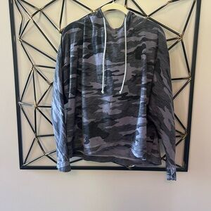 Dylan Camouflage Lightweight Hooded Sweatshirt